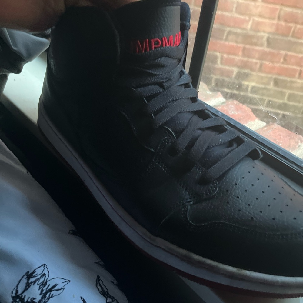 Nike Air Max Black and Red Men's Sneakers